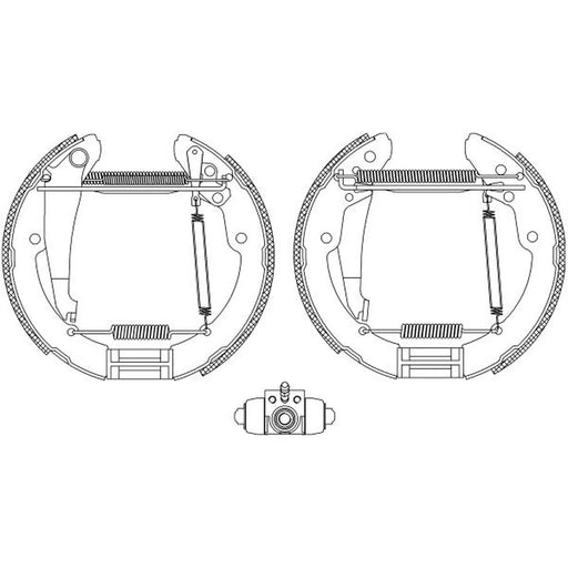 Mintex Brake Shoe Set Axle Kit fits Seat Inca 1995-2003 1.4 1.6 1.7 1.9