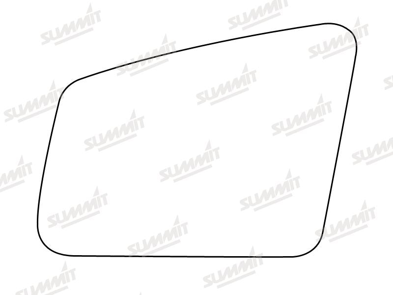 Summit Heated Base Plate With Blind Spot Mirror Glass fits Mercedes E Class RHS Summit - Bars 4 Cars