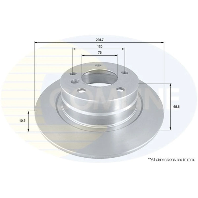 Comline Front & Rear Brake Discs & Pads fits BMW 3 2007-2012