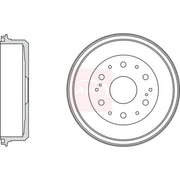 Apec Brake Drum Assembly Rear fits Toyota Hiace / Commuter V Bus 2006 on 2.5