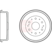 Apec Brake Drum Assembly Rear DRM9996