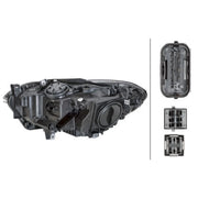 Hella Headlight Headlamp PY21W Right fits BMW 1 Sports Hatch 2011-2019