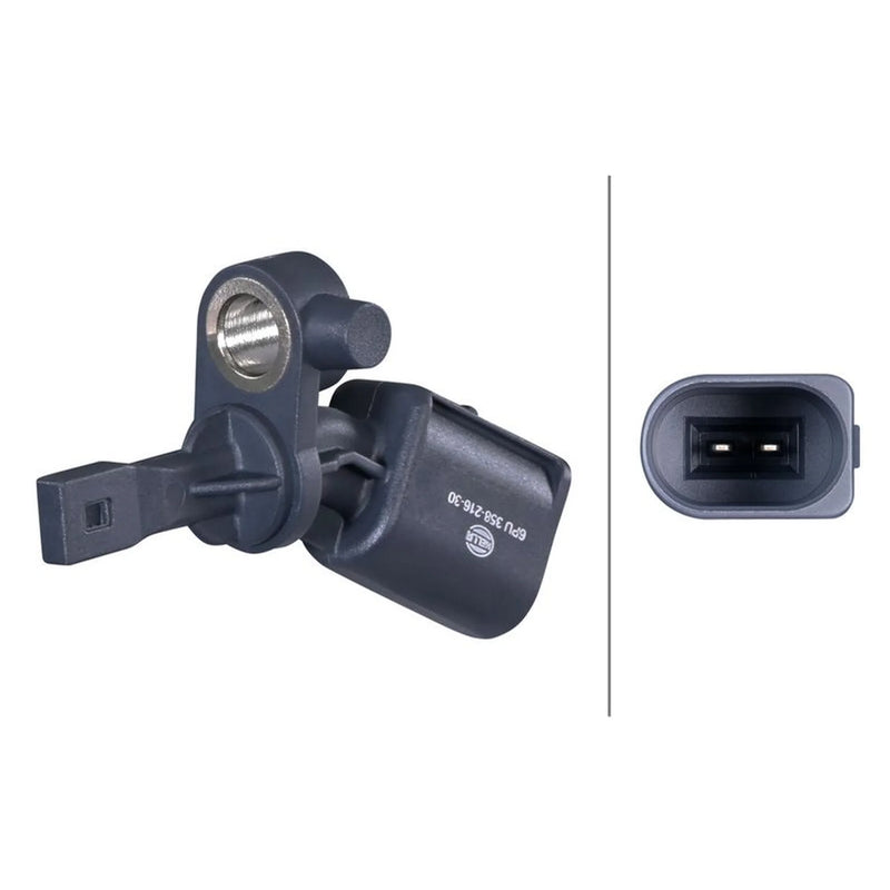Hella ABS Wheel Speed Sensor Rear Right fits Audi A1 2018 on