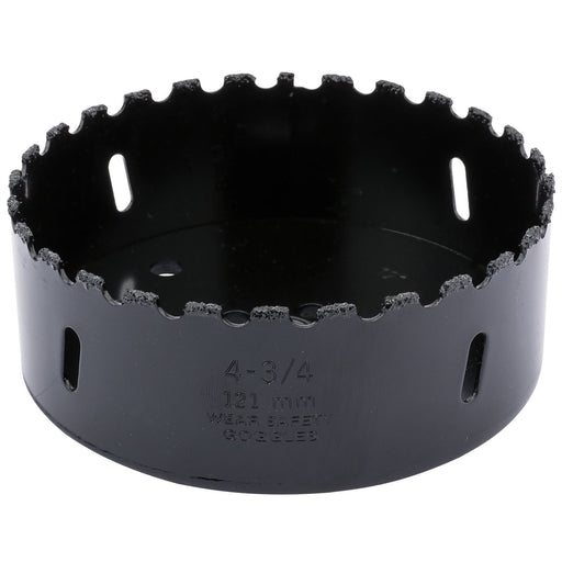 Draper Tungsten Carbide Grit Hole Saw, 121mm 34970 Draper - Dynamic Drive
