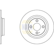 NAPA 2 x Solid Brake Discs fits Mazda MX-5 1998-2005 1.6 1.8
