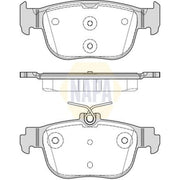 NAPA Rear Brake Pad Set fits Audi A3 2019-2021