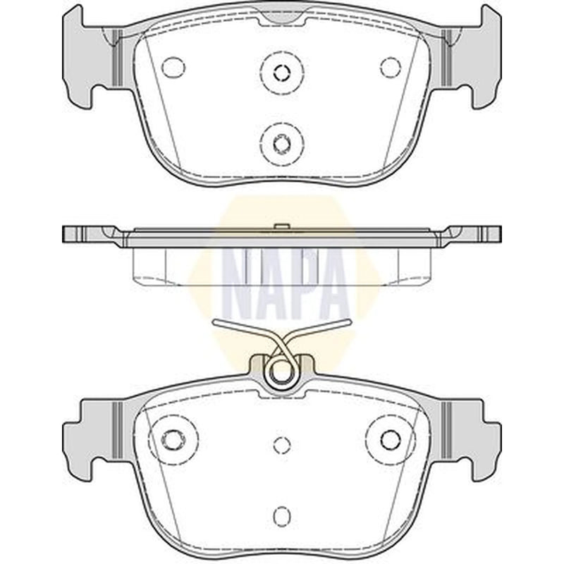 NAPA Rear Brake Pad Set fits Audi A3 2019-2021