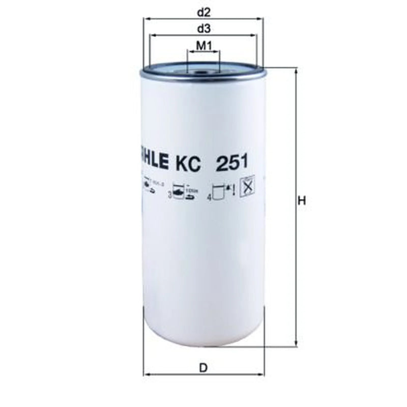 Mahle Fuel Filter Element KC 251