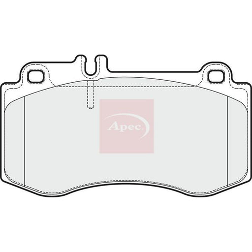 Apec Front Brake Pad Set fits Mercedes-Benz Cls 2011-2017