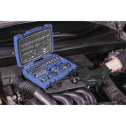 Sealey Socket Set 33pc 1/4"Sq Drive 6pt WallDrive Metric AK8990 Sealey - Dynamic Drive