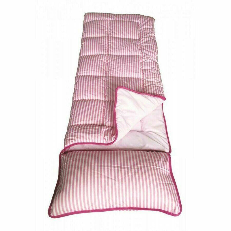 Sunncamp Pink Stripe Junior Sleeping Bag With Pillow Camping SB1120 400g/m SunnCamp - Dynamic Drive