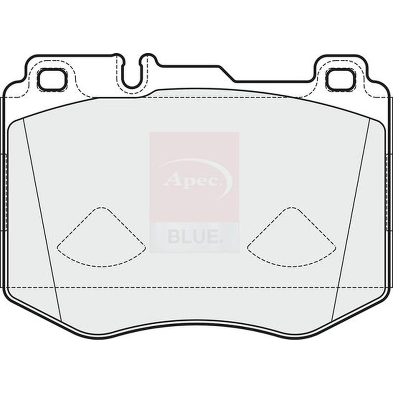 Apec Front Brake Pad Set fits Mercedes-Benz C-Class 2014-2023