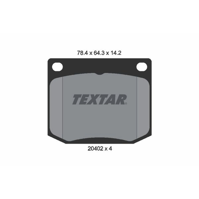 Textar Front Brake Pad Set 2040201