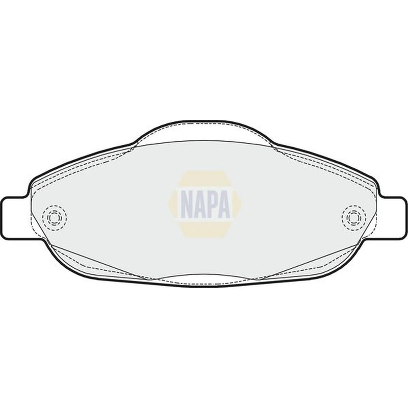 NAPA Front Brake Pad Set fits Peugeot 3008 2009-2016