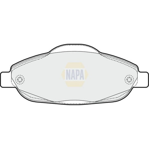 NAPA Front Brake Pad Set fits Peugeot 3008 2009-2016
