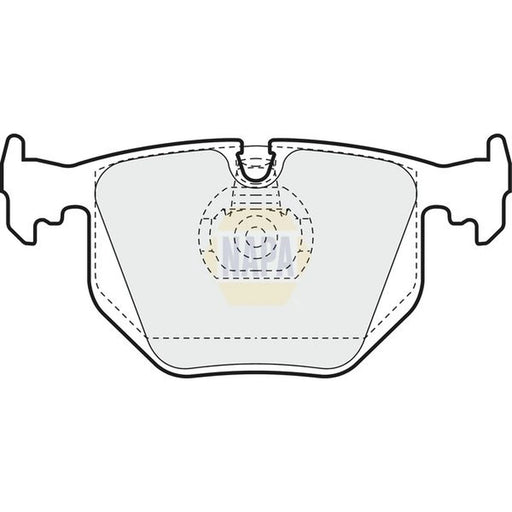 NAPA Rear Brake Pad Set NBP1689