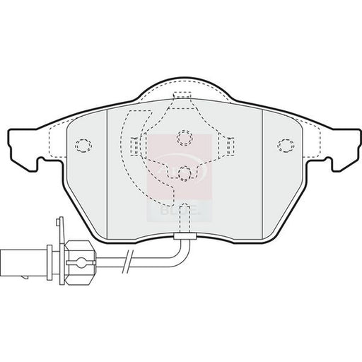 Apec Front Vented & Rear Vented Brake Discs & Pads fits VW Passat B5.5 2000-2005