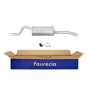 Hella End Silencer Rear fits Renault Thalia I 2000-2005 1.4