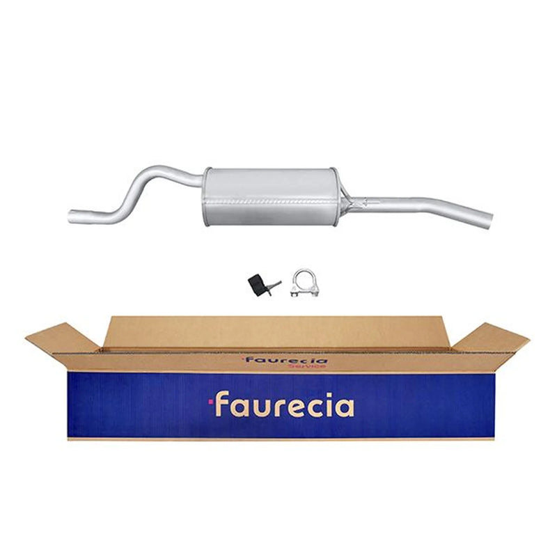 Hella End Silencer Rear fits Renault Thalia I 2000-2005 1.4