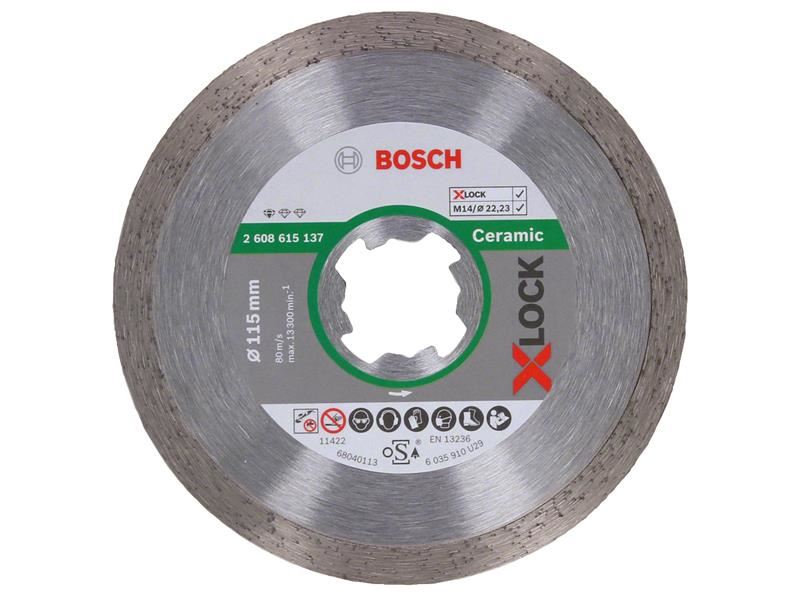 Bosch Powertool Accessories X-LOCK Standard for Ceramic Diamond Cutting Disc 115 x 22.23mm Bosch Powertool Accessories - NN4 Online