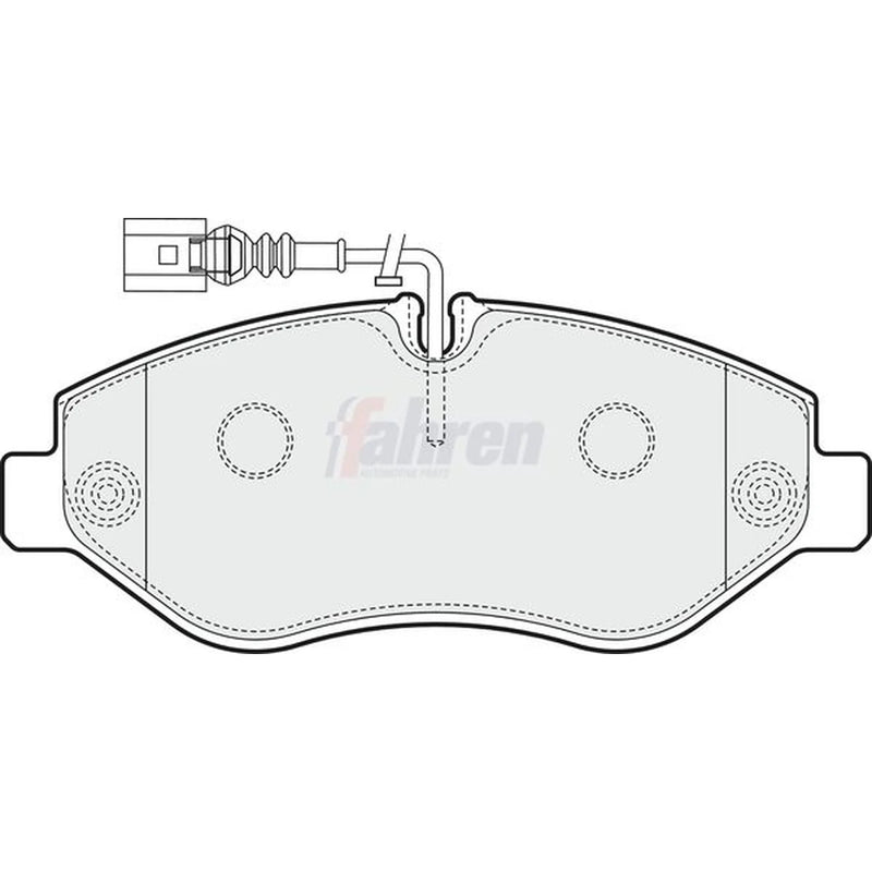 Fahren Front Brake Pad Set FBP3650