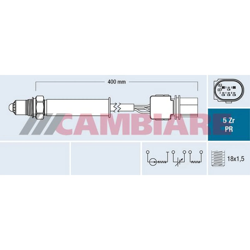 Cambiare O2 Lambda Oxygen Sensor before catalytic converter fits BMW 3 2005-2011