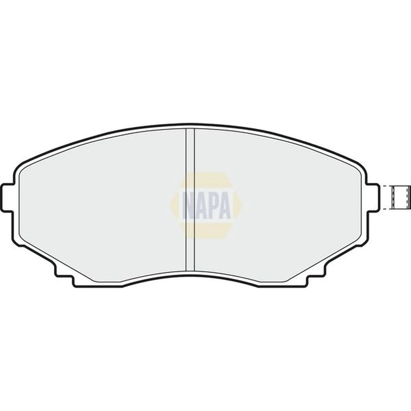 NAPA Front Brake Pad Set fits Ford Asia & Oceania Freda Bus 1995-2002 2.5