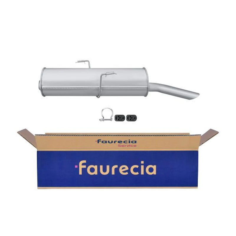 Hella End Silencer Rear fits Peugeot 306 1994-2001 1.9 2.0