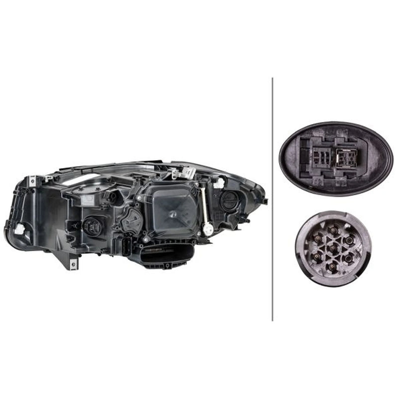 Hella Headlight Headlamp D1S (gas discharge tube) Right fits BMW 5 2010-2017