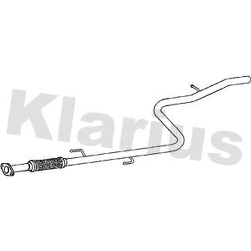 Klarius Exhaust Pipe OD fits Fiat Doblo 2005 on 1.4