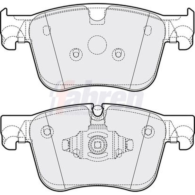 Fahren Front Brake Pad Set FBP3844
