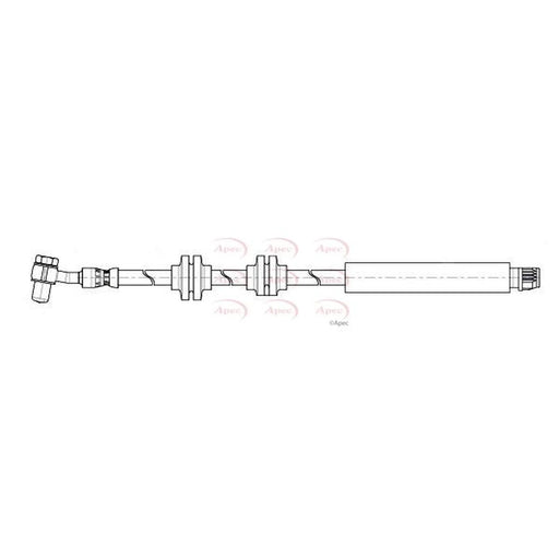 Apec Brake Hydraulic Hose Line Front HOS4474