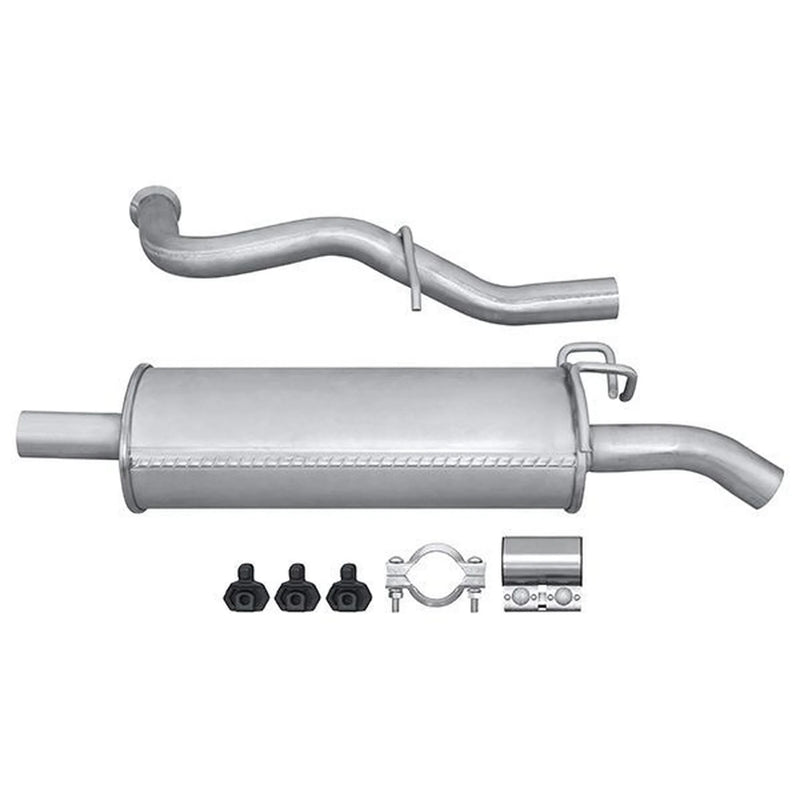 Hella End Silencer Rear fits Renault 19 1988-1995 1.4