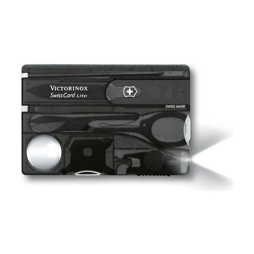 Victorinox SwissCard Lite Translucent Black Blister Pack Victorinox - Dynamic Drive