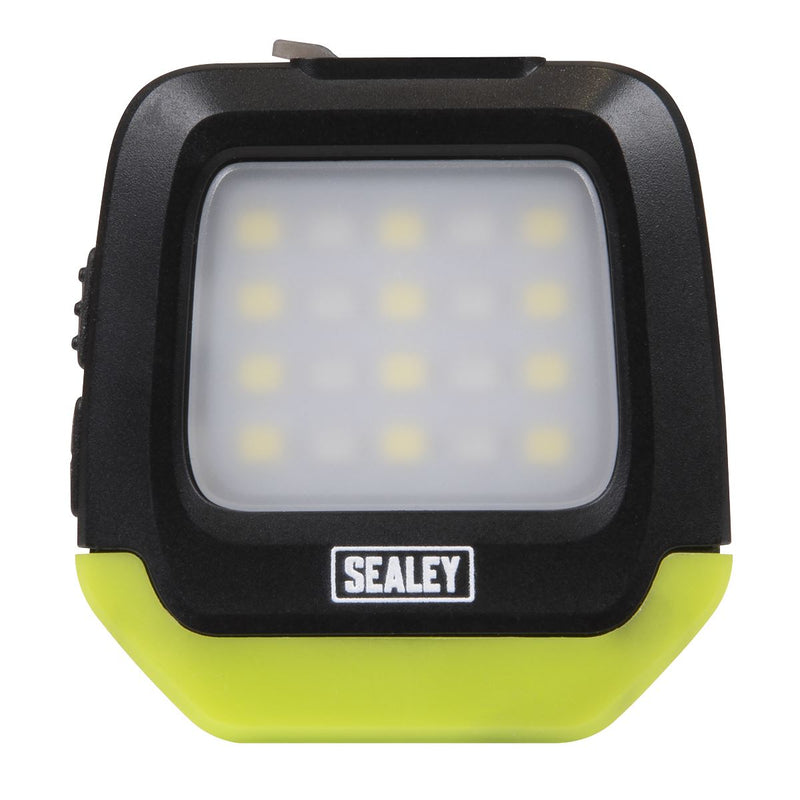 Sealey Rechargeable Clip Light with Auto-Sensor 2W & 1.5W SMD LED HT02LED Sealey - Dynamic Drive