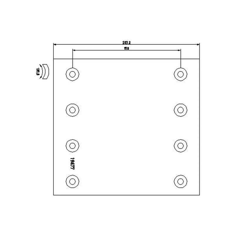 Textar Textar Cv Brake Lining Set 1947707 01057006610 1947707
