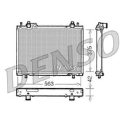 Denso Engine Radiator DRM09021