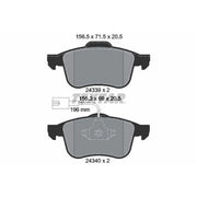 Textar Front Brake Pad Set 2433901