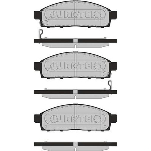 Juratek Front Brake Pad Set fits Fiat Fullback Pickup 2016 on 2.4