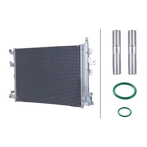 Hella Air Conditioning Condenser fits Volvo XC90 I 2002-2014 2.5 3.2
