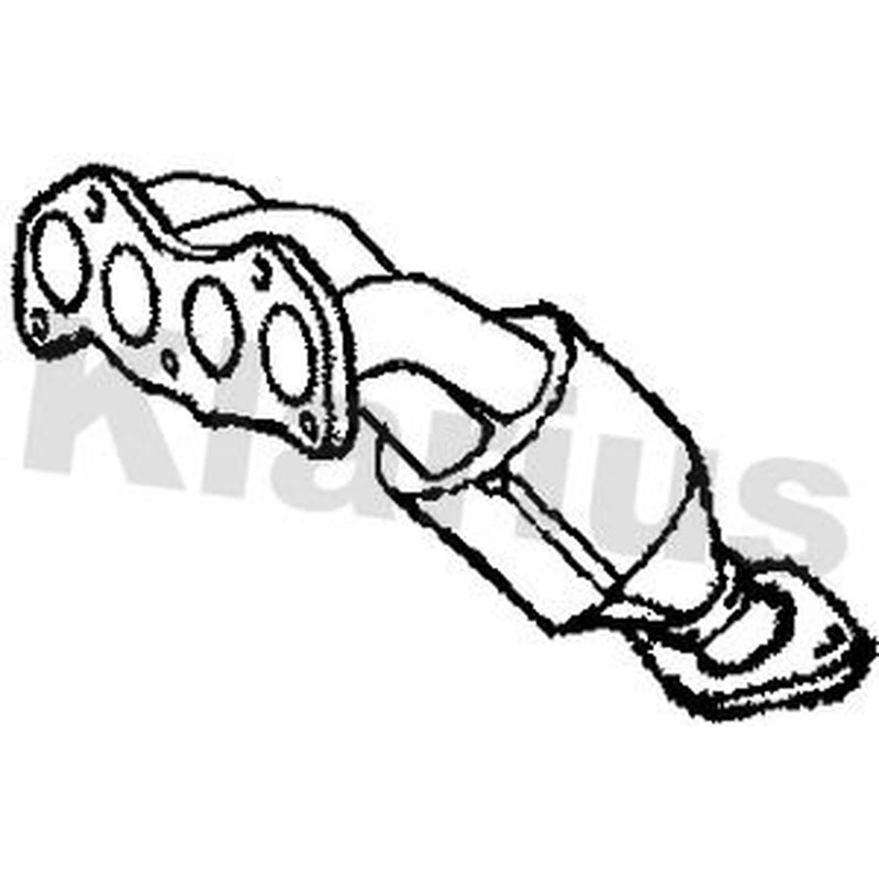 Klarius Catalyst Type Approved With Pipe fits Toyota Avensis 2003-2008 1.8