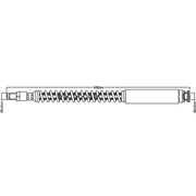 Juratek Brake Hydraulic Hose Line Rear fits Land Rover Defender 1990-2016