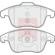 Apec Front & Rear Pads fits Peugeot 2008 II 2019 on 1.2