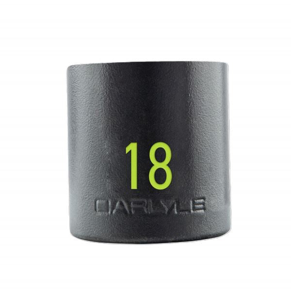 Carlyle Tools 1/2In Drive 18mm 6 Pt Stubby Impact Socket - image 1