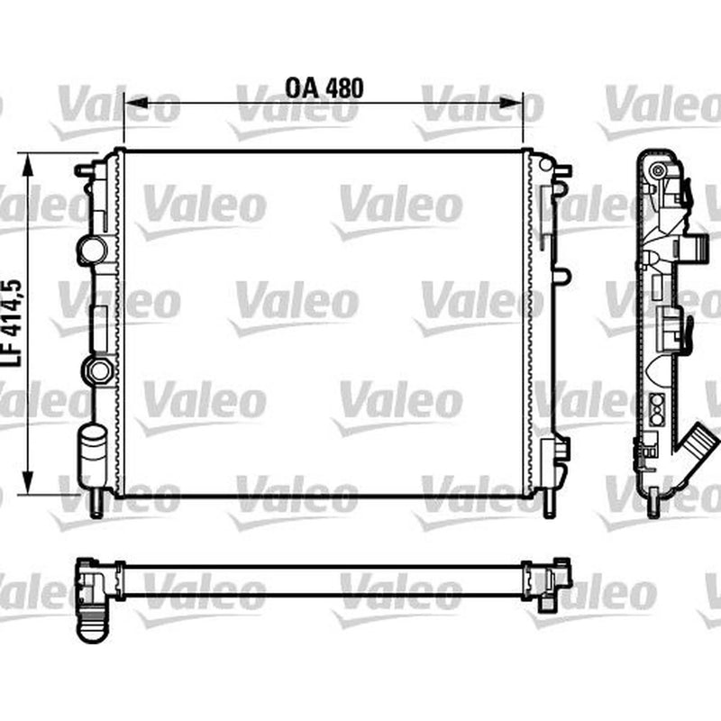 Valeo Engine Radiator 732761