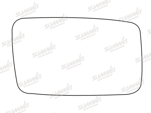 Summit Stick-On Standard Mirror Glass fits Ford Sierra 84 on RHS Summit - Bars 4 Cars