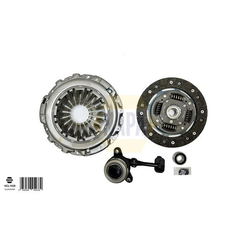 NAPA Clutch Kit Set 3pc fits Mercedes-Benz Citan Dualiner 2012-2021