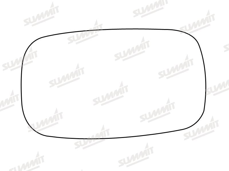 Summit Stick-On Aspheric Mirror Glass fits Ford Mondeo RHS Summit - Bars 4 Cars