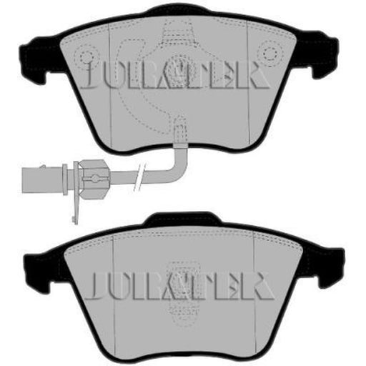 Juratek Front Brake Pad Set fits Audi A6 C5 1997-2005 1.8 1.9 2.0 2.4 2.5 3.0