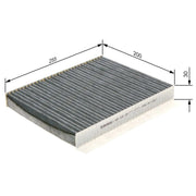Bosch Cabin Air Filter (Pollen Filter) fits Citroën Xsara Picasso 1999-2012